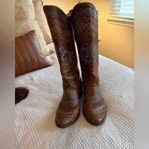 Old Gringo Tan Leather Cowboy Boots